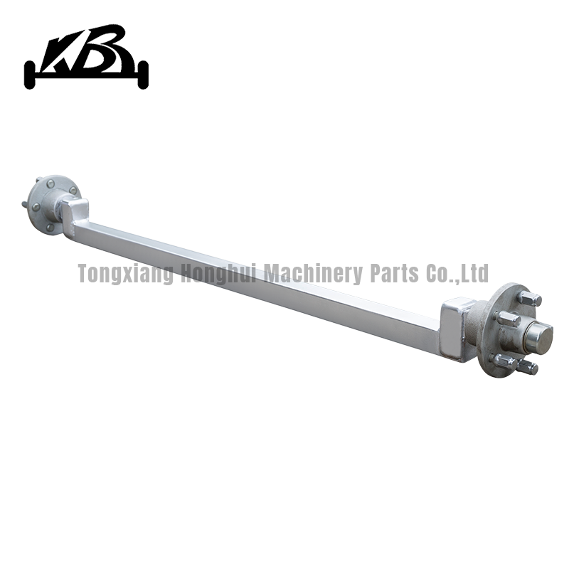 브레이크가 없는 1.5T 드롭 트레일러 액슬